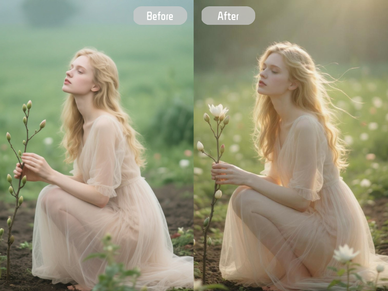 Dreamy Flowers example